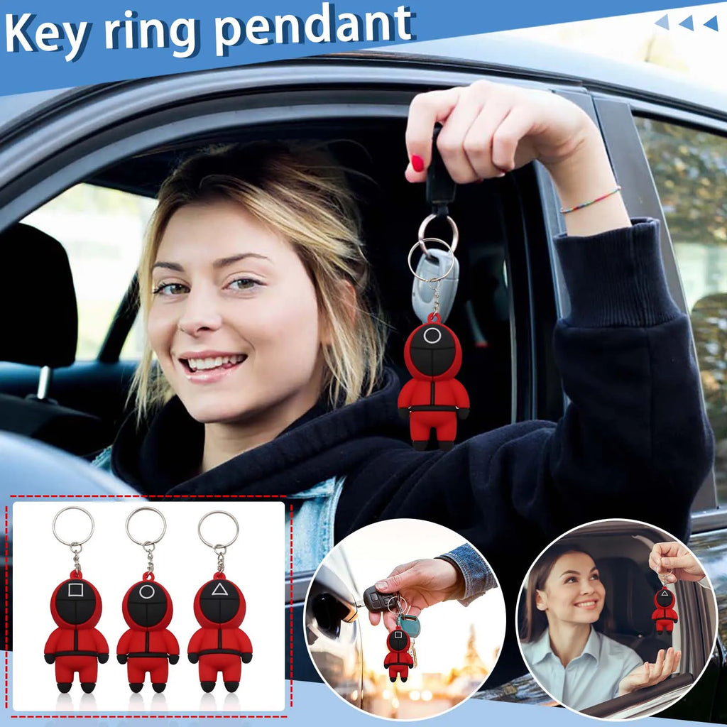 Squid Game Guard Keychain