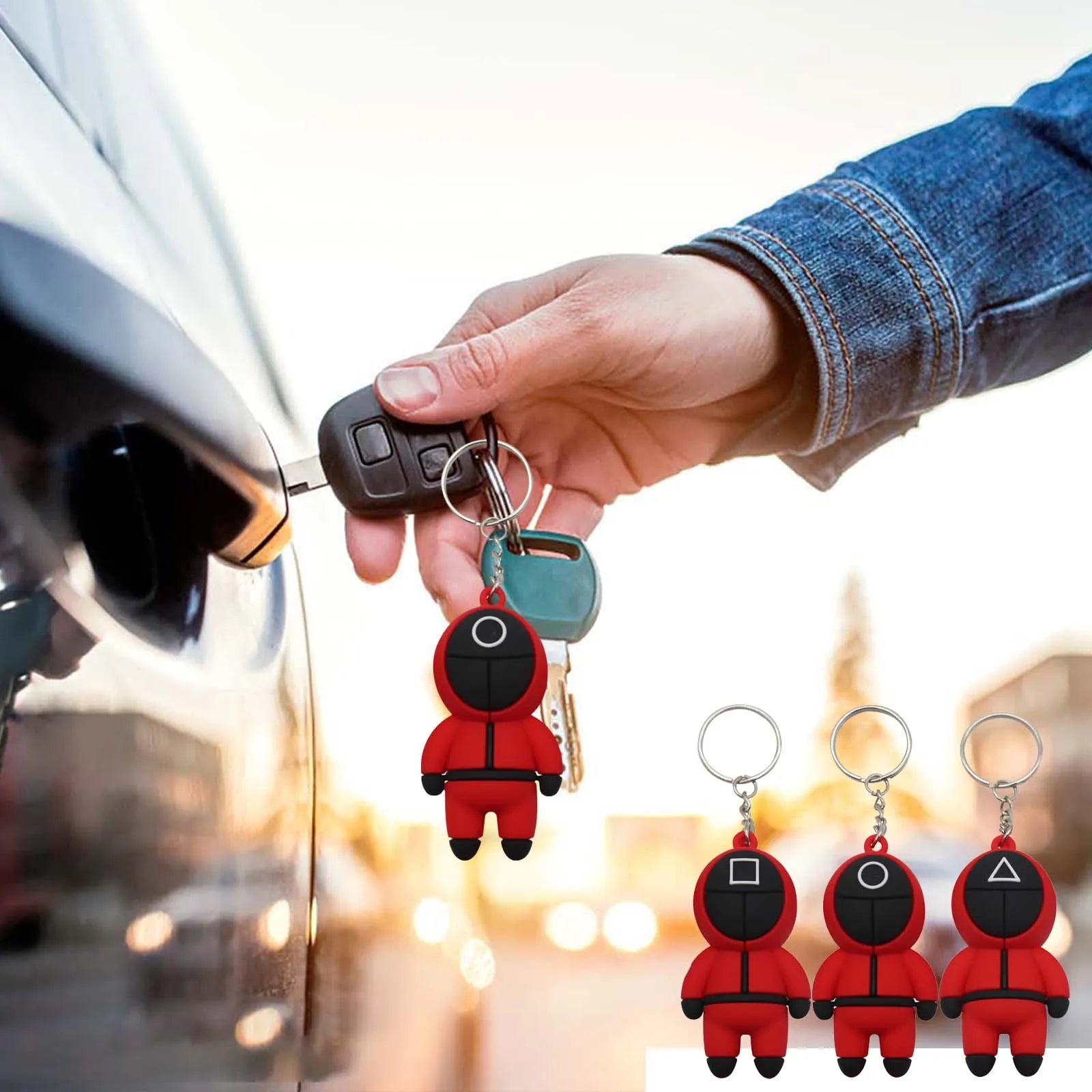 Squid Game Guard Keychain